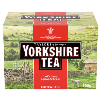 YORKSHIRE 160 TEA BAGS 500G