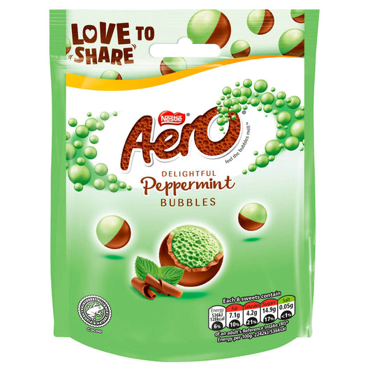 AERO PEPPERMINT BUBBLES 80G