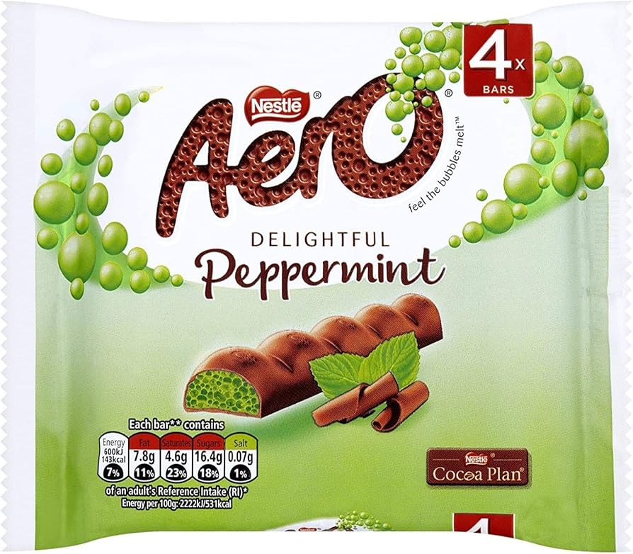 AERO PEPPERMINT 4 PACK 4X27G