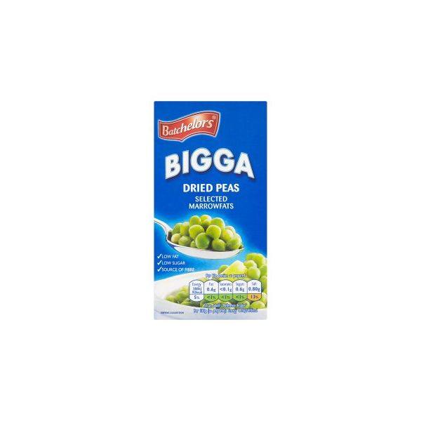 BATCHELORS BIGGA DRIED MARROWFAT PEAS 250G