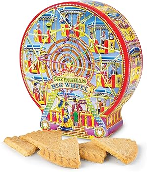 BIG WHEEL TIN WITH SHORTBREAD 150G