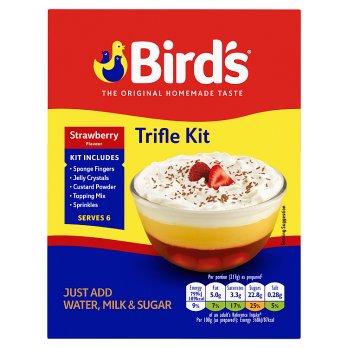 BIRDS STRAWBERRY FLAVOUR TRIFLE KIT 141G