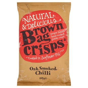 BROWN BAG OAK SMOKED CHILLI CRISPS 150G