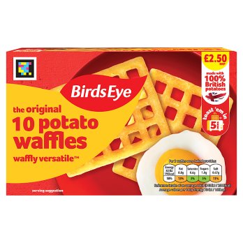 (Pick-up only) BIRDS EYE POTATO WAFFLES X10 567G