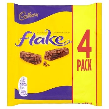 CADBURY FLAKE SNACK SIZE 4 PACK 80G