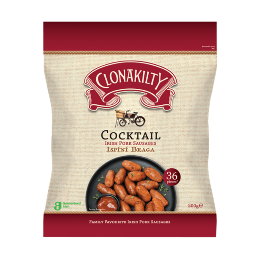 (Pick-up only) CLONAKILTY PORK COCKTAIL SAUSAGES 500G