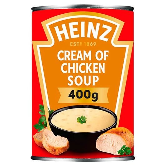 HEINZ CREAM OF CHICKEN SOUP 400G