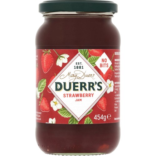 DUERRS STRAWBERRY JAM 454G