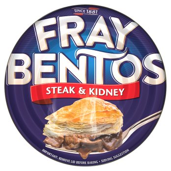 FRAY BENTOS STEAK & KIDNEY PIE 425G