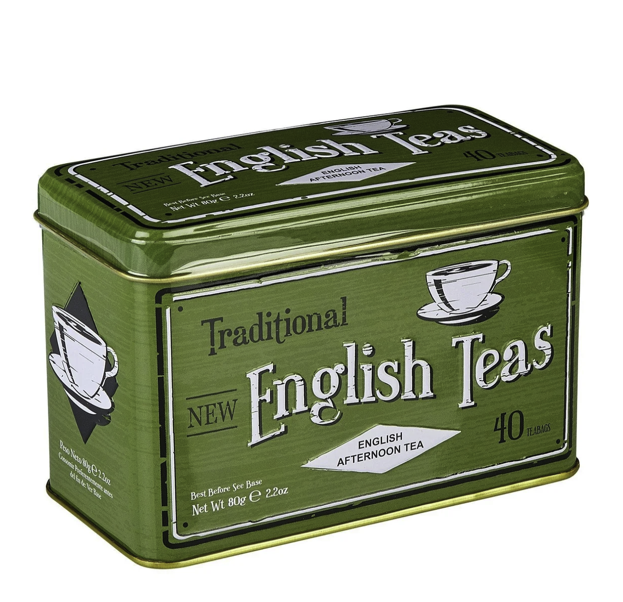 TRADITIONAL GREEN ENGLISH AFTERNOON 40 TEA BAGS 80G