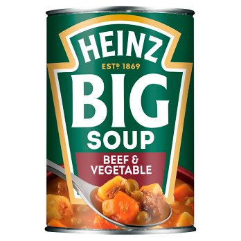 HEINZ BIG SOUP BEEF & VEG 400G