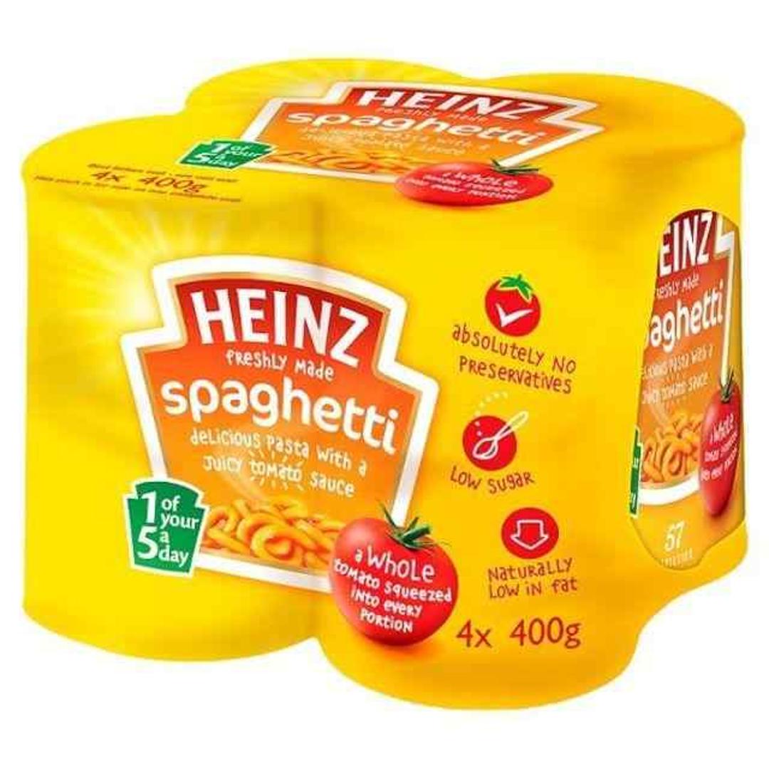 HEINZ SPAGHETTI 4x400G