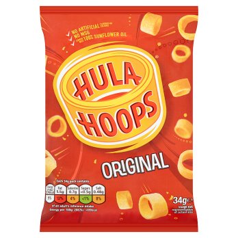 HULA HOOPS SALTED 34G