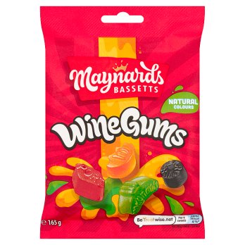 MAYNARDS BASSETTS WINE GUMS 130G