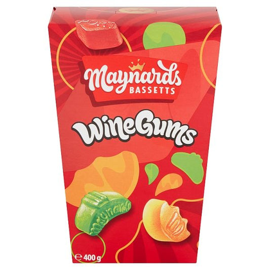 MAYNARDS BASSETTS WINE GUMS CARTON 350G