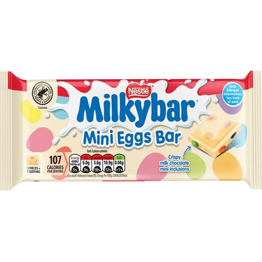 MILKYBAR MINI EGGS BAR 100G