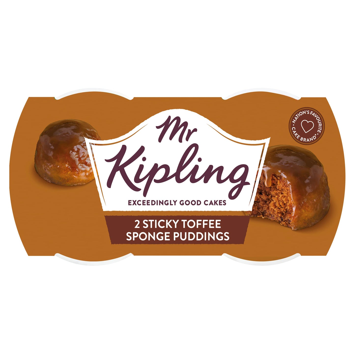 MR KIPLING STICKY TOFFEE PUDDINGS 2x95G