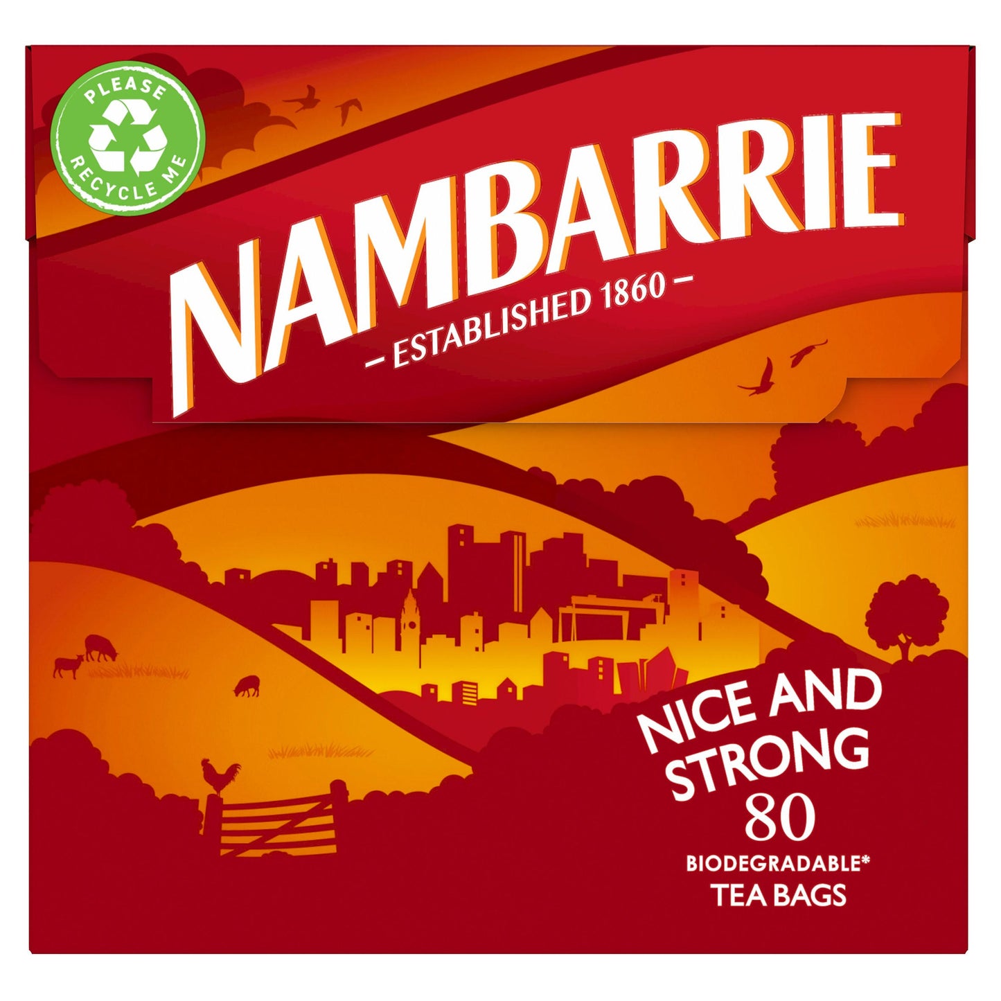 NAMBARRIE NICE & STRONG 80 TEA BAGS