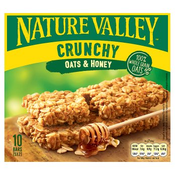 NATURE VALLEY OATS & HONEY BARS 5 PACK 210G