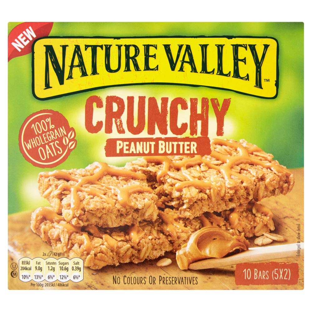 NATURE VALLEY PEANUT BUTTER BARS 5 PACK 210G