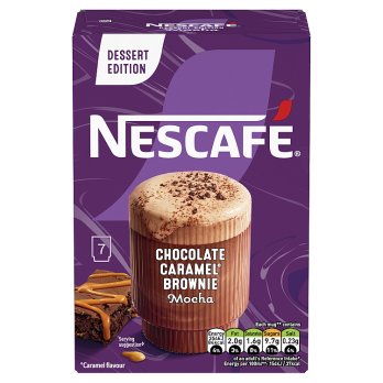 NESCAFE CHOCOLATE CARAMEL BROWNIE MOCHA 7 SACHETS