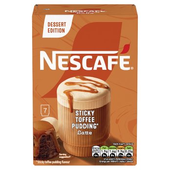 NESCAFE STICKY TOFFEE PUDDING LATTE 7 SACHETS