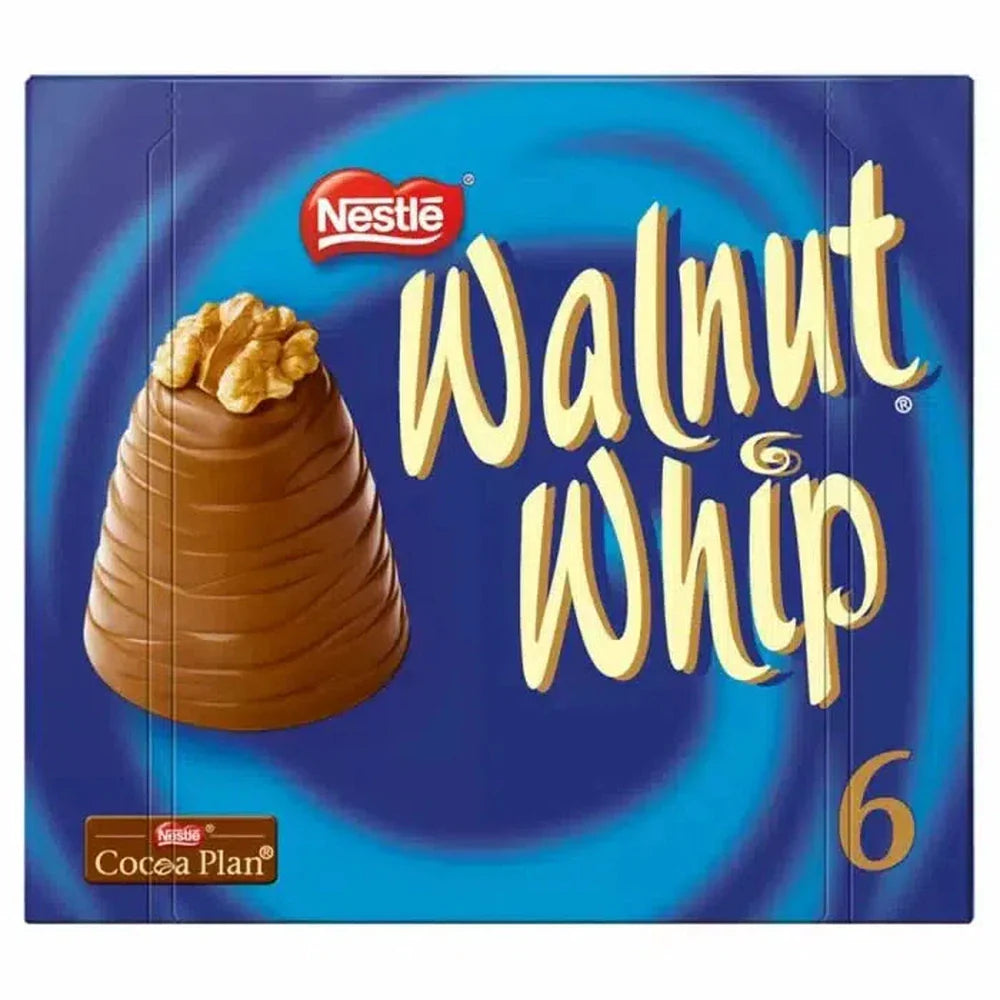 NESTLE WALNUT WHIP VANILLA 6 PACK 180G