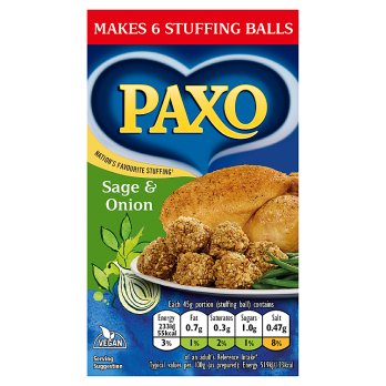 PAXO STUFFING SAGE & ONION 85G