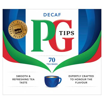 PG TIPS 70 DECAF TEA BAGS 203G