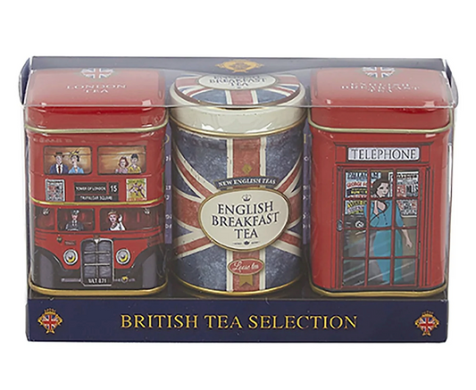 BRITISH MINI TIN TEA SELECTION 3X25G