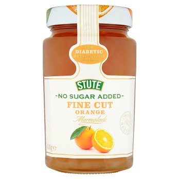 STUTE NO SUGAR ADDED FINE CUT ORANGE MARMALADE 430G