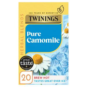 TWININGS CAMOMILE 20 TEA BAGS 40G