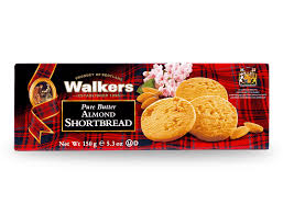 WALKERS ALMOND SHORTBREAD 150G