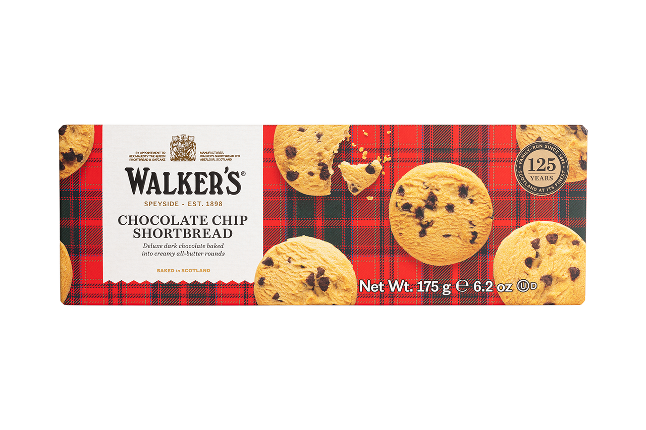 WALKERS CHOCOLATE CHIP SHORTBREAD 175G