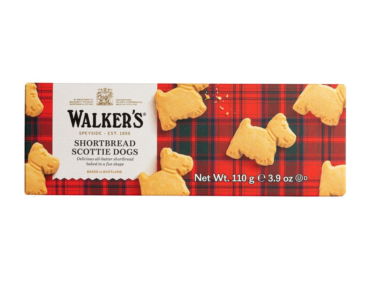 WALKERS SHORTBREAD SCOTTIE DOGS 110G