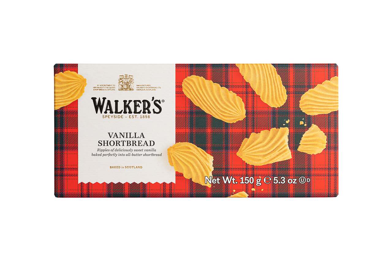 WALKERS VANILLA SHORTBREAD 150G