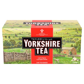 YORKSHIRE 240 TEA BAGS 750G