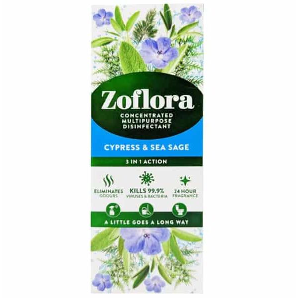 ZOFLORA DISINFECTANT CYPRESS & SEA SAGE 120ML