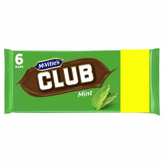 MCVITIES MINT CLUB 6 PACK 132G