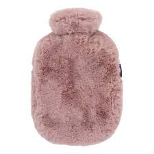 HOT WATER BOTTLE PINK FLUFFY 2L