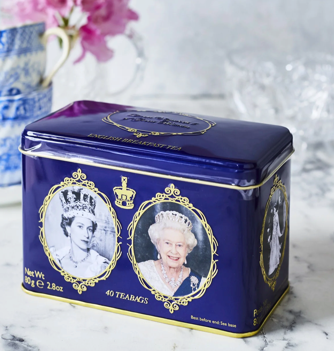 QUEEN ELIZABETH ENGLISH BREAKFAST 40 TEA BAGS 80G