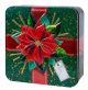 POINSETTIA TIN WITH SHORTBREAD 200G