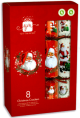 GIFTMAKER 8x TRADITIONAL SANTA CHRISTMAS CRACKERS Nr.6